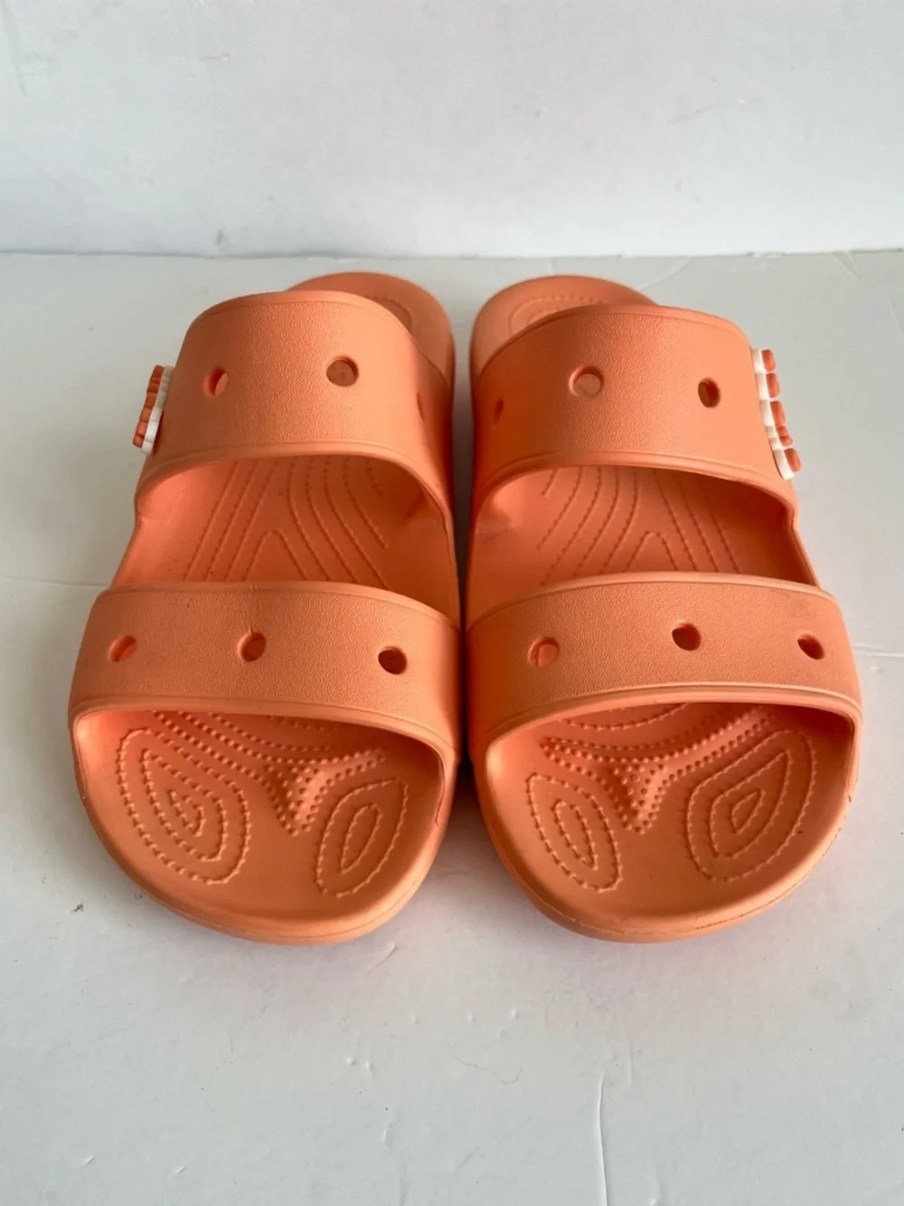 Crocs Double Strap Slide Sandals Peaches Unisex M10 W12